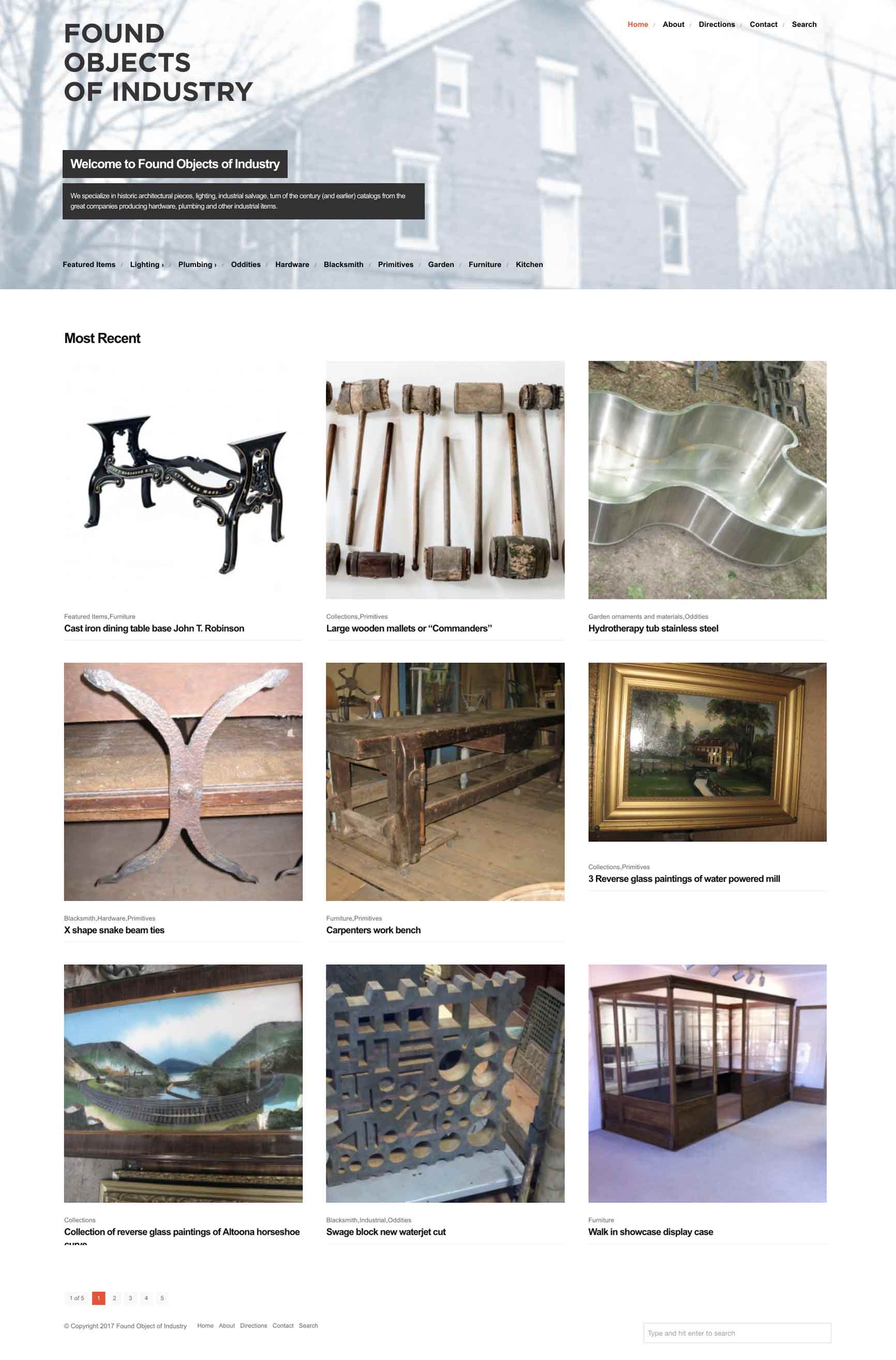 Found Objects of Industry Found Objects of Industry